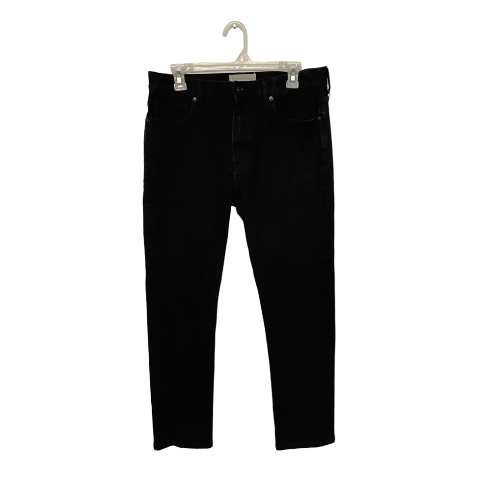 Everlane Jeans Mens 31 Black Straight Leg Cotton Stretch Denim 31x26.5